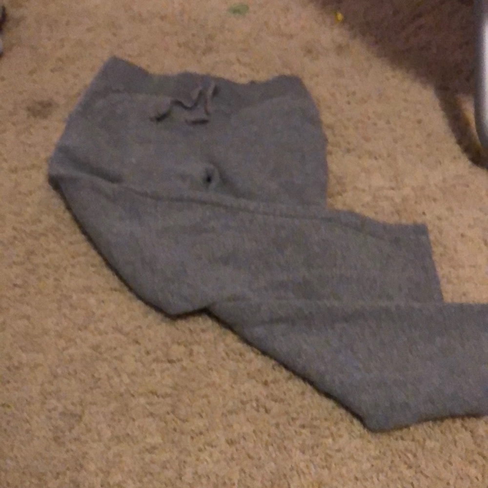 Grey sweatpants